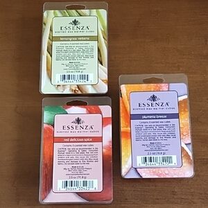 Essenza Wax Warmer Cubes 3 Scents Winter Valentine's Birthday Gift Red Delicious